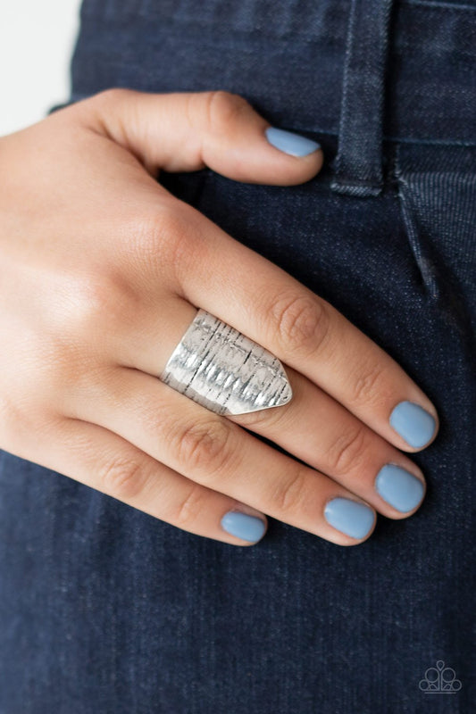 Make Your Mark - silver - Paparazzi ring