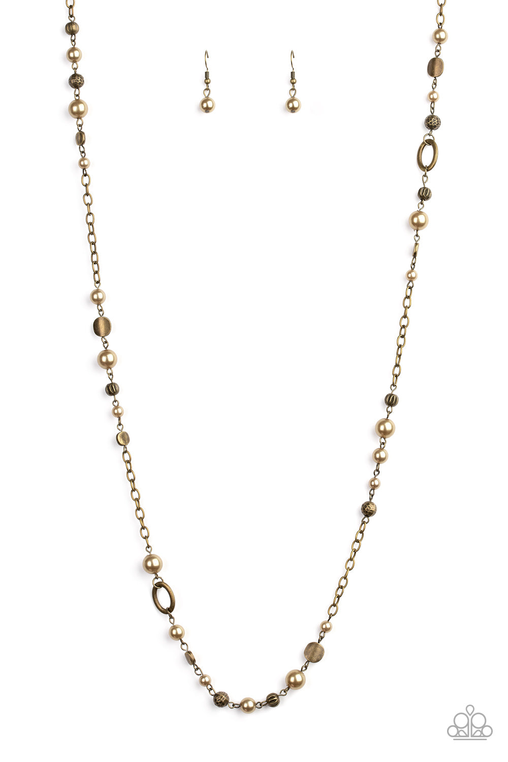 Make an Appearance - brass - Paparazzi necklace