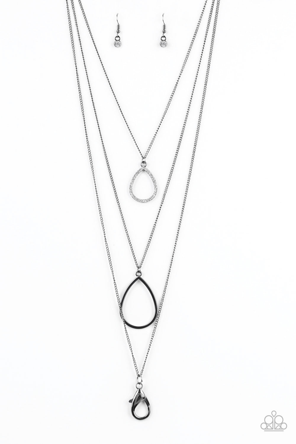 Make the World Sparkle - black - Paparazzi necklace