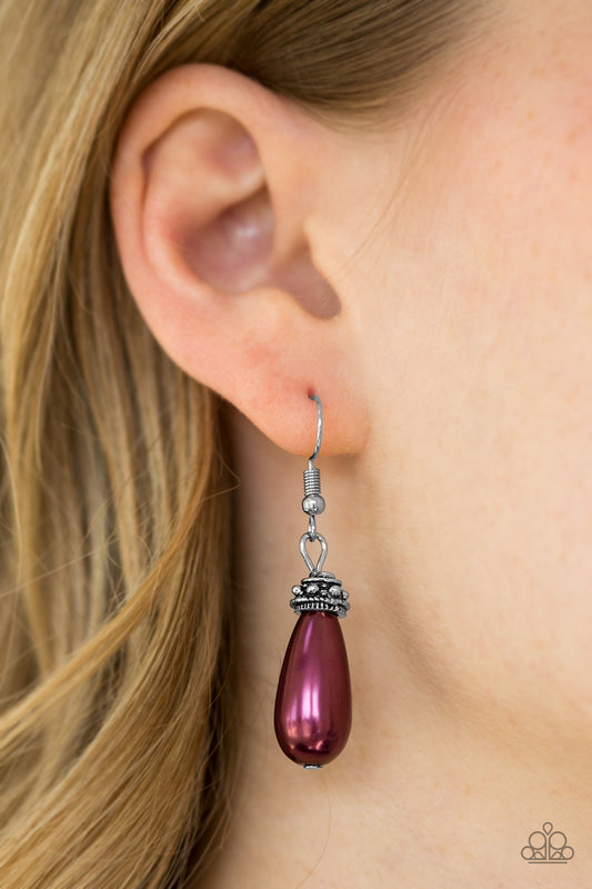 Making the World Jealous - purple - Paparazzi earrings