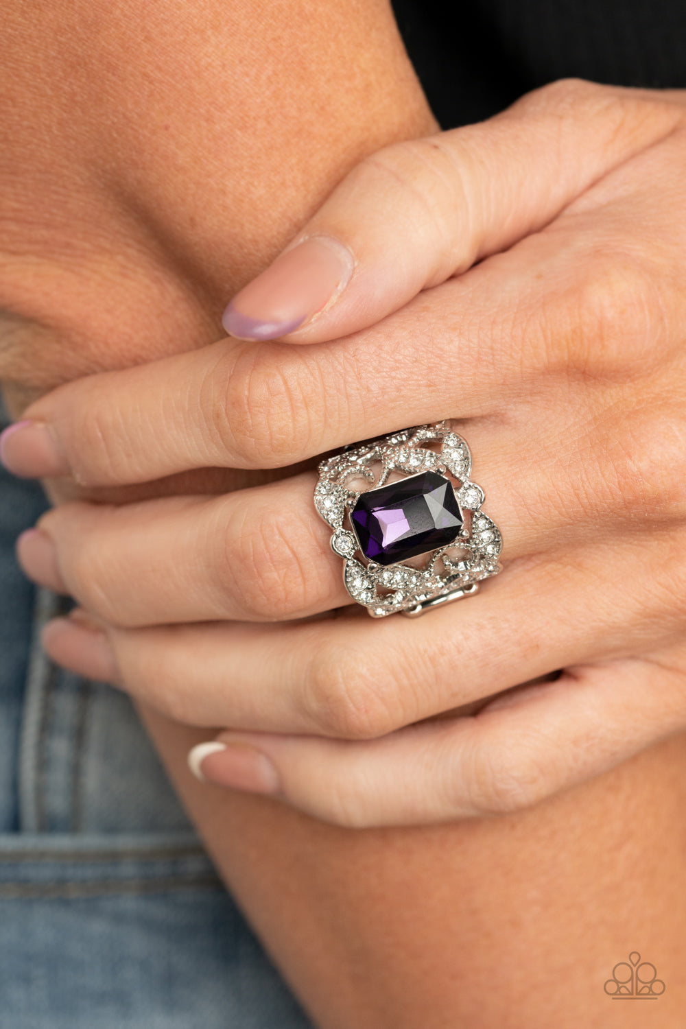 Making GLEAMS Come True - purple - Paparazzi ring