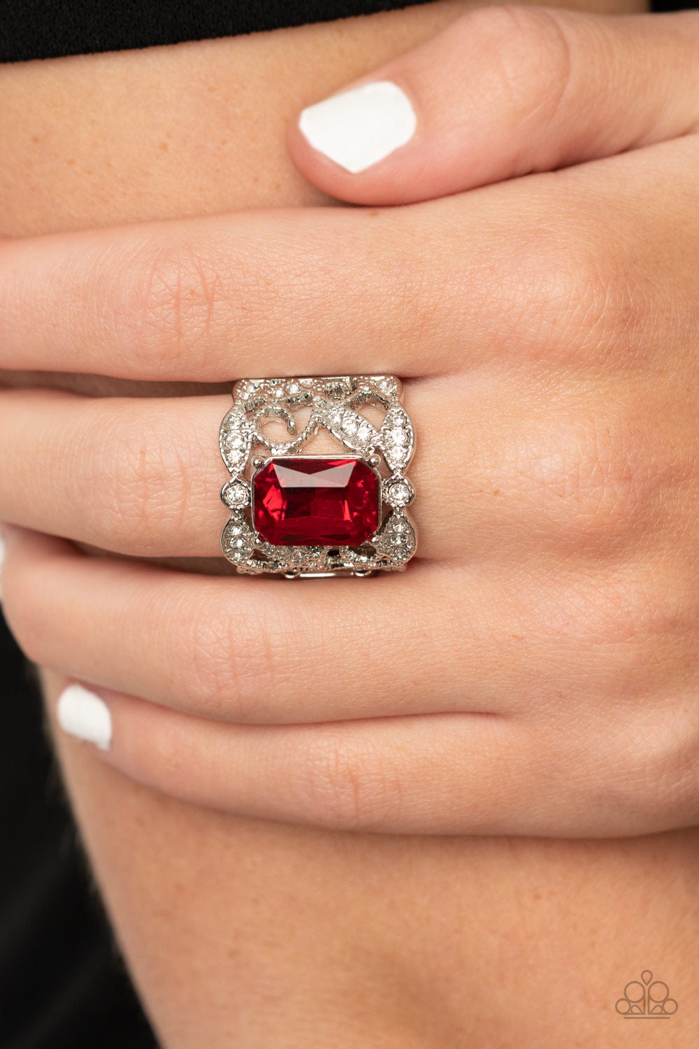 Making GLEAMS Come True - red - Paparazzi ring