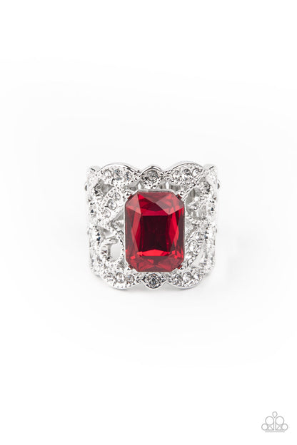Making GLEAMS Come True - red - Paparazzi ring