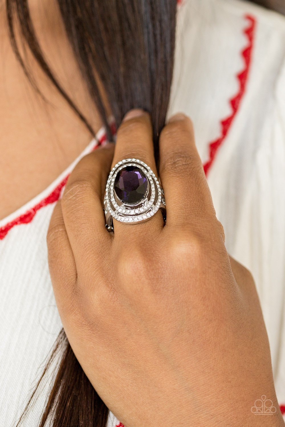 Making History - purple - Paparazzi ring
