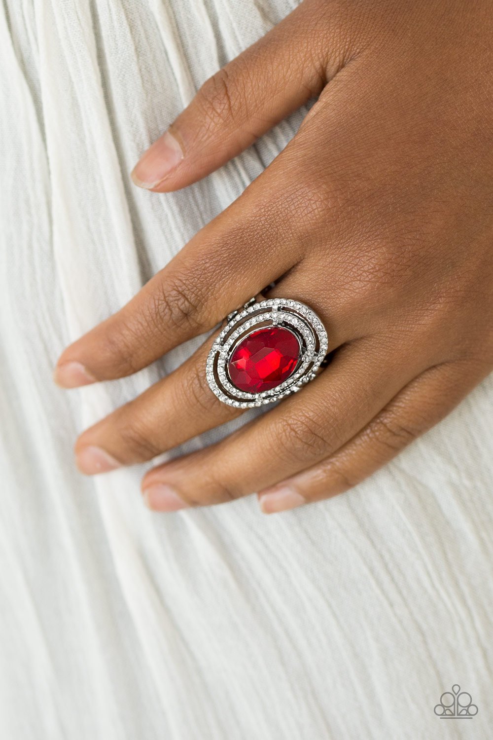 Making History - red - Paparazzi ring