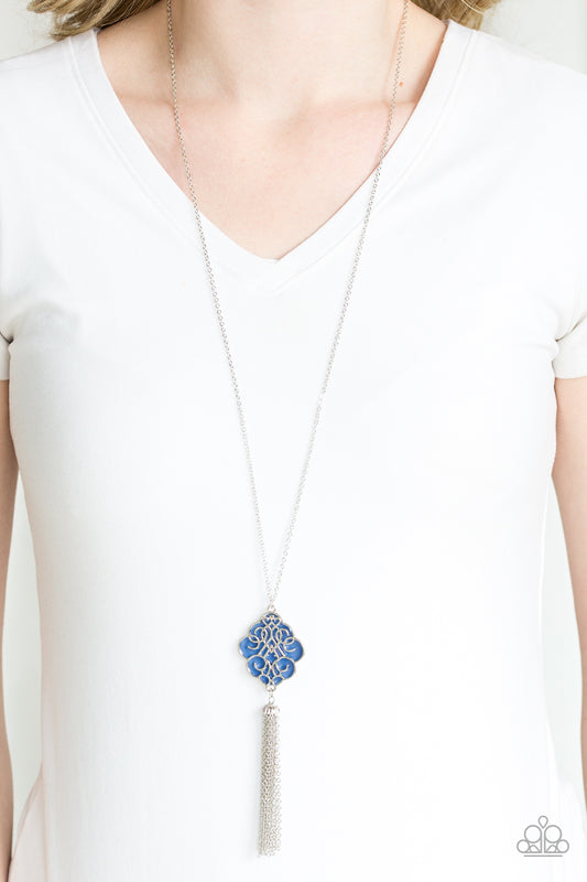 Malibu Mandala - blue - Paparazzi necklace
