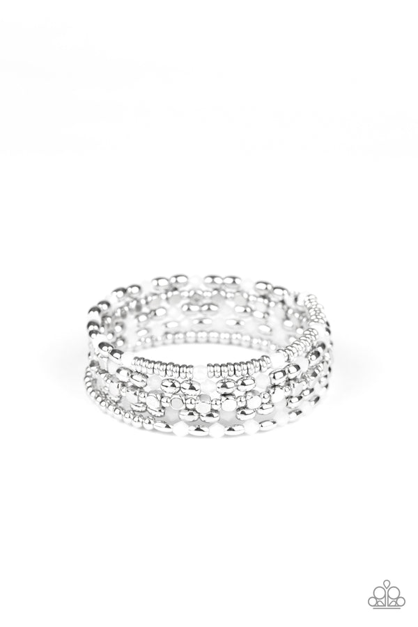 Malibu Mojito - white - Paparazzi bracelet – JewelryBlingThing