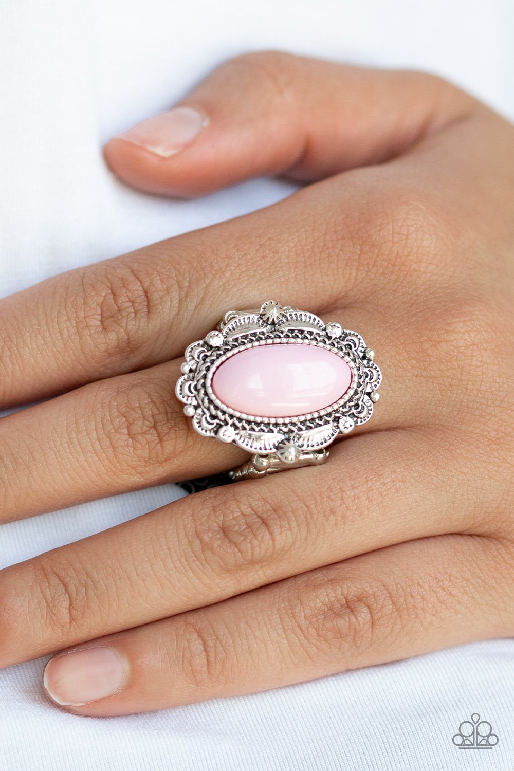 Malibu Majestic-pink-Paparazzi ring