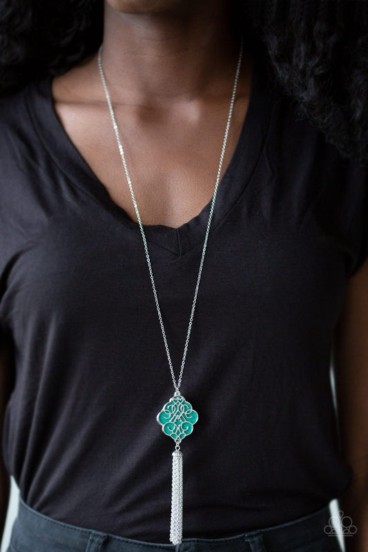 Malibu Mandala-green-Paparazzi necklace