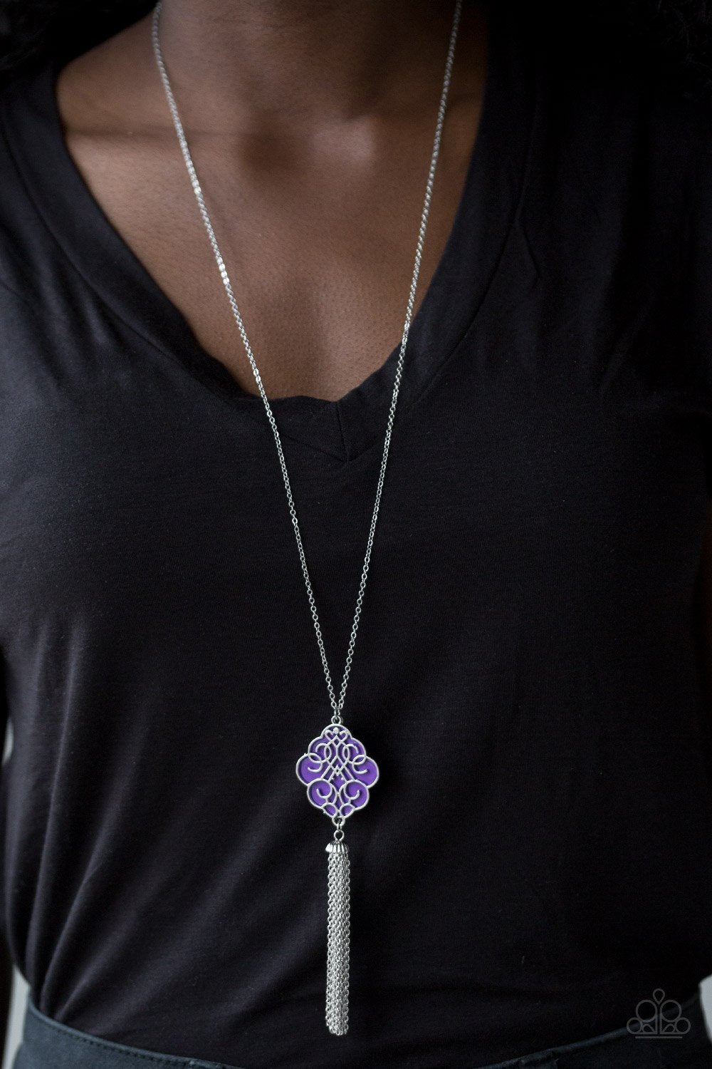 Malibu Mandala - purple - Paparazzi necklace