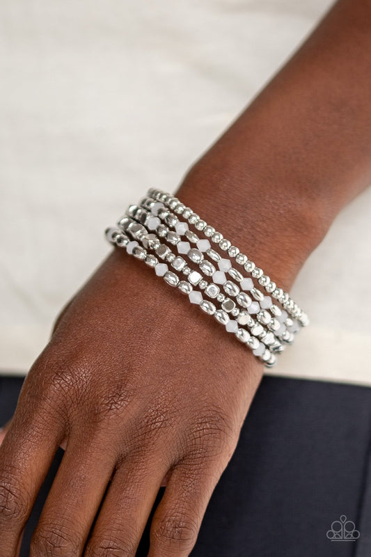 Malibu Mojito-white-Paparazzi bracelet