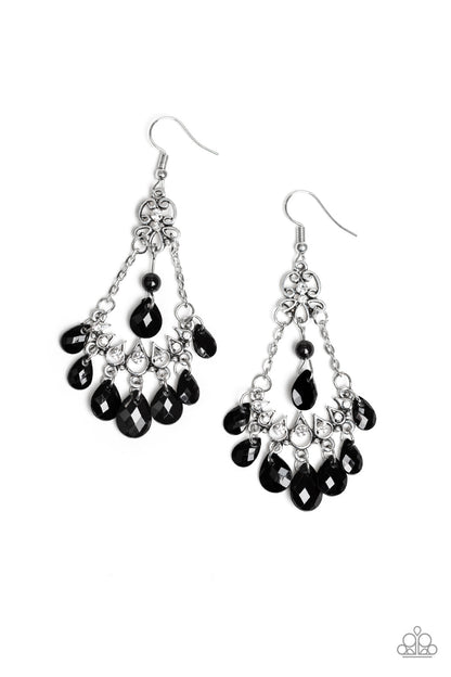 Malibu Sunset - black - Paparazzi earrings