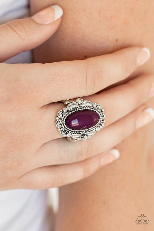 Maliu Majestic - purple - Paparazzi ring