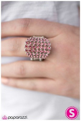 Mamas Gonna Buy You A Diamond Ring - Pink - Paparazzi ring