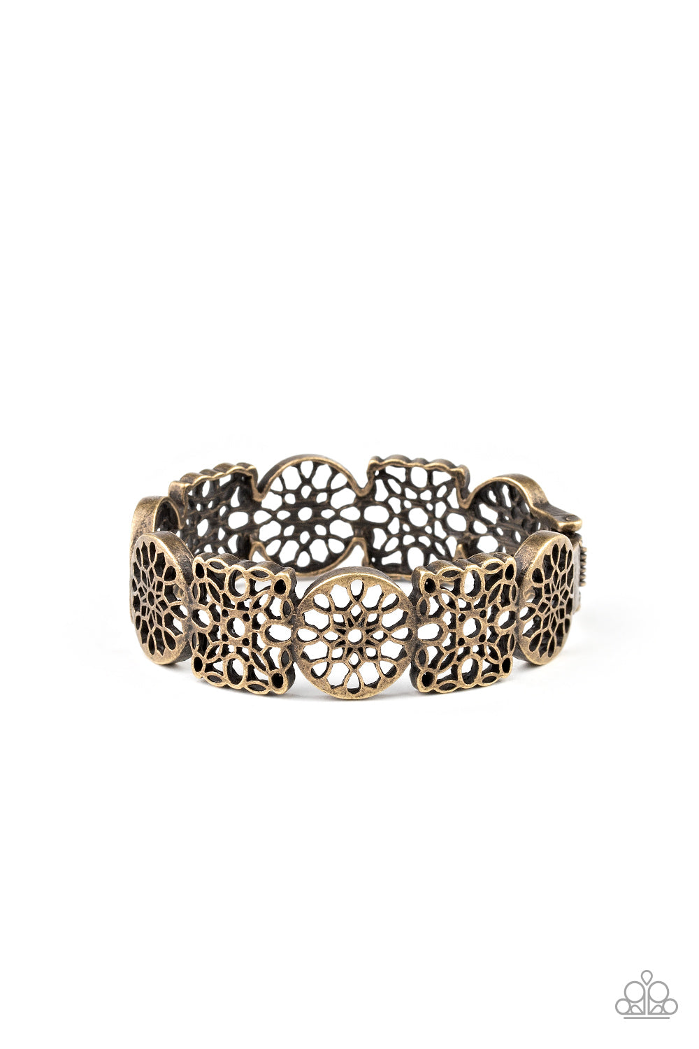 Mandala Mixer - brass - Paparazzi bracelet