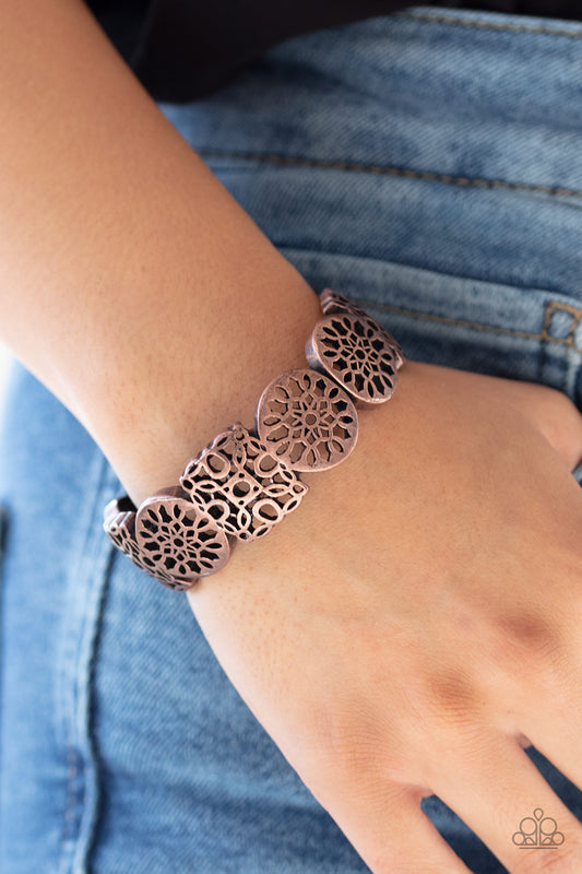 Mandala Mixer - copper - Paparazzi bracelet