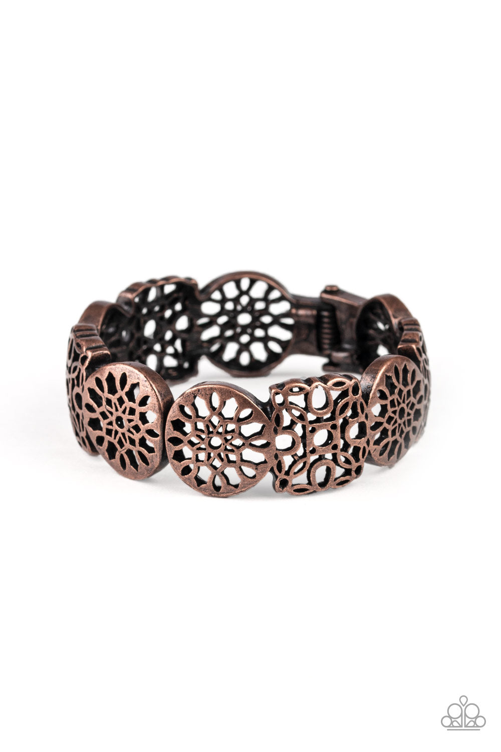 Mandala Mixer - copper - Paparazzi bracelet