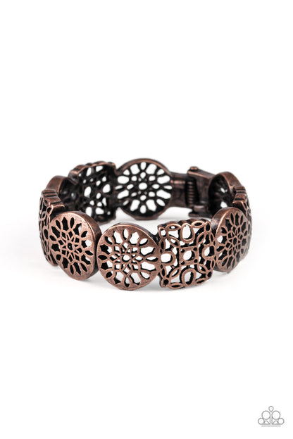 Mandala Mixer - copper - Paparazzi bracelet