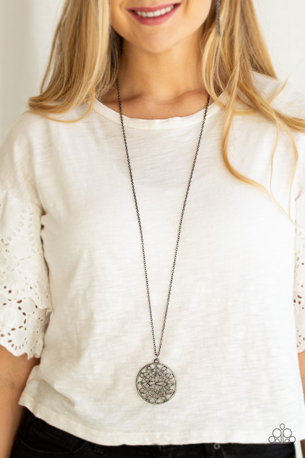 Mandala Melody - black - Paparazzi necklace