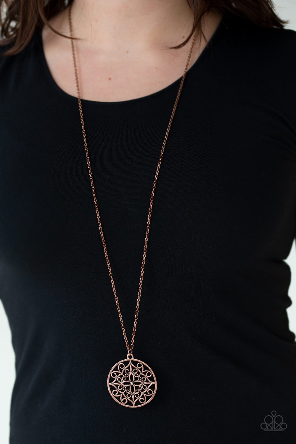 Mandala Melody - copper - Paparazzi necklace