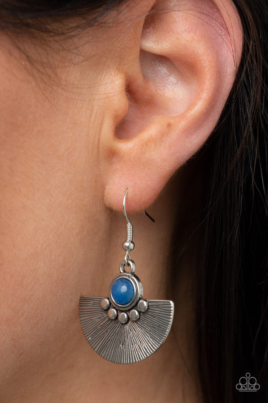 Manifesting Magic - blue - Paparazzi earrings