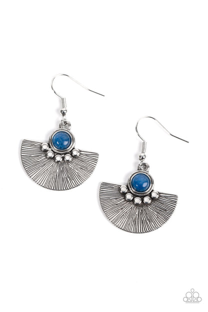 Manifesting Magic - blue - Paparazzi earrings