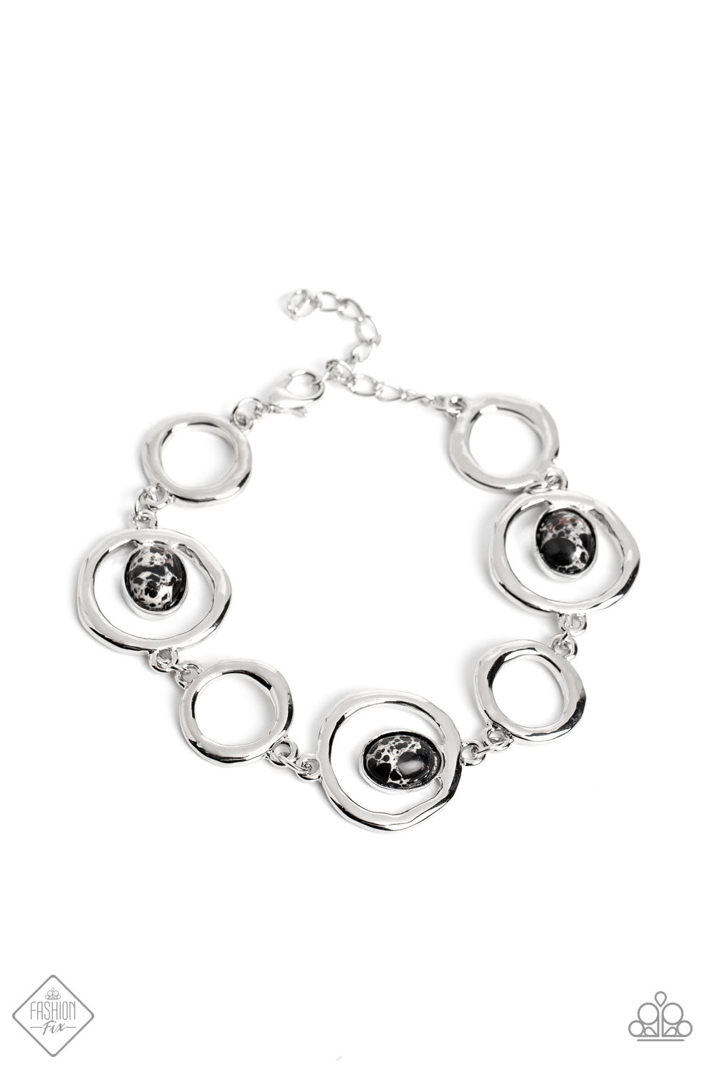 Marble Myriad - black - Paparazzi bracelet – JewelryBlingThing
