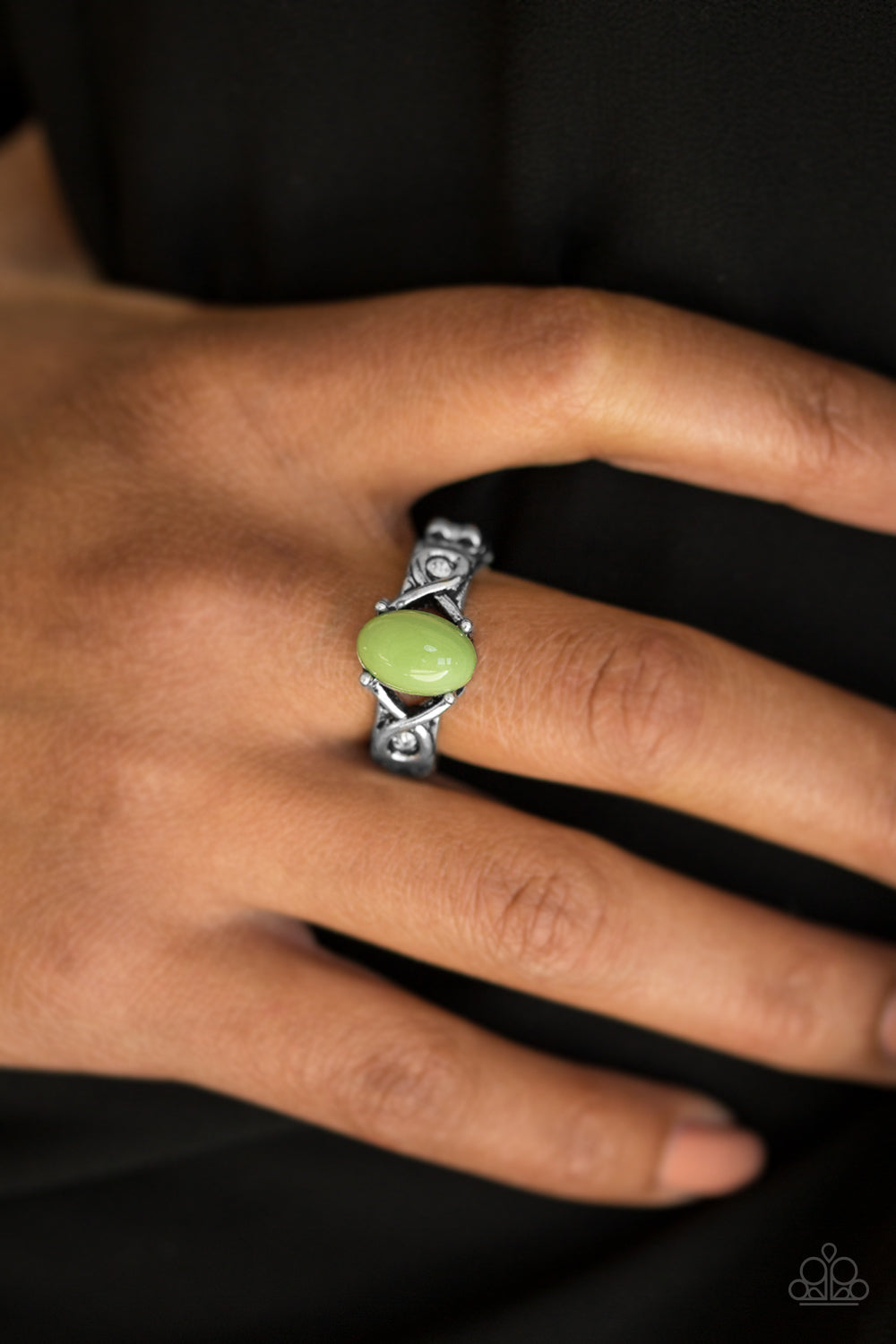 March To Your Own Bead - green - Paparazzi ring