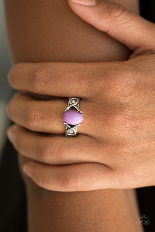 March to your own BEAD - purple - Paparazzi ring