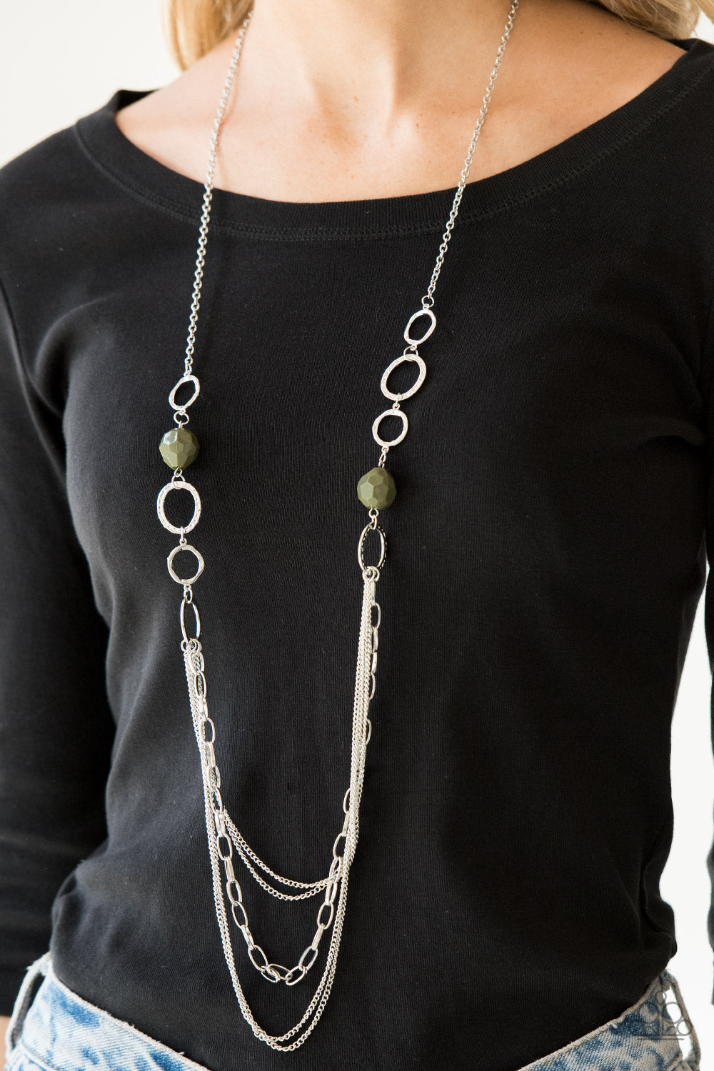 Margarita Masquerades - green - Paparazzi necklace