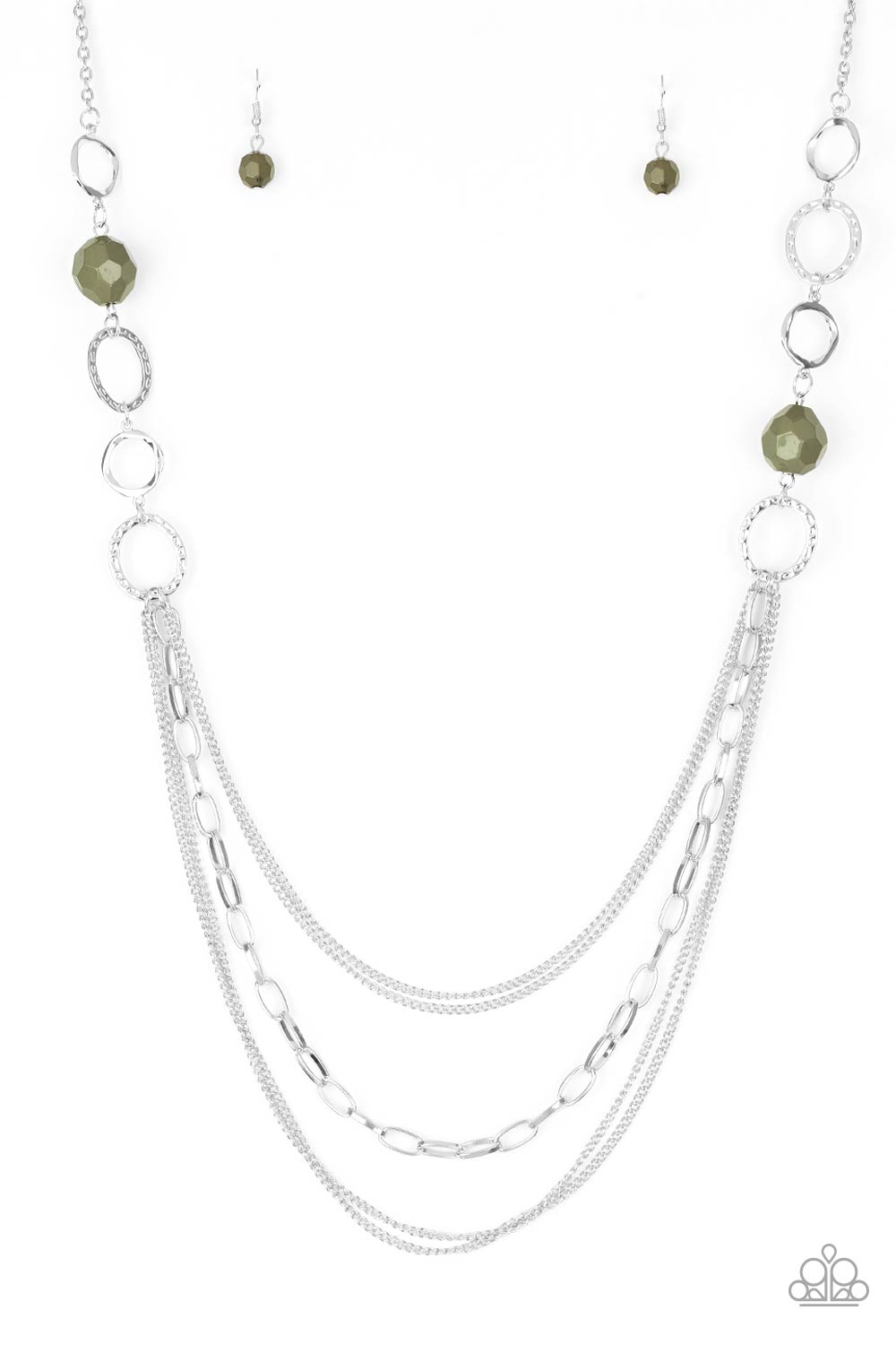 Margarita Masquerades - green - Paparazzi necklace