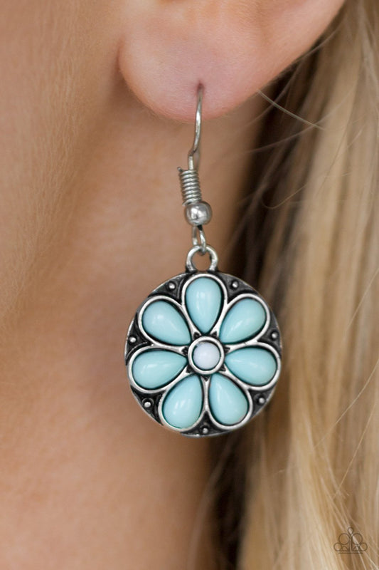 Marigold Rush - blue - Paparazzi earrings