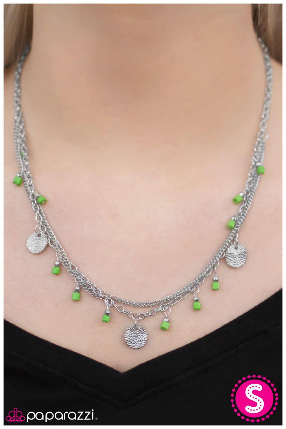 Marina Bay - Green - Paparazzi necklace