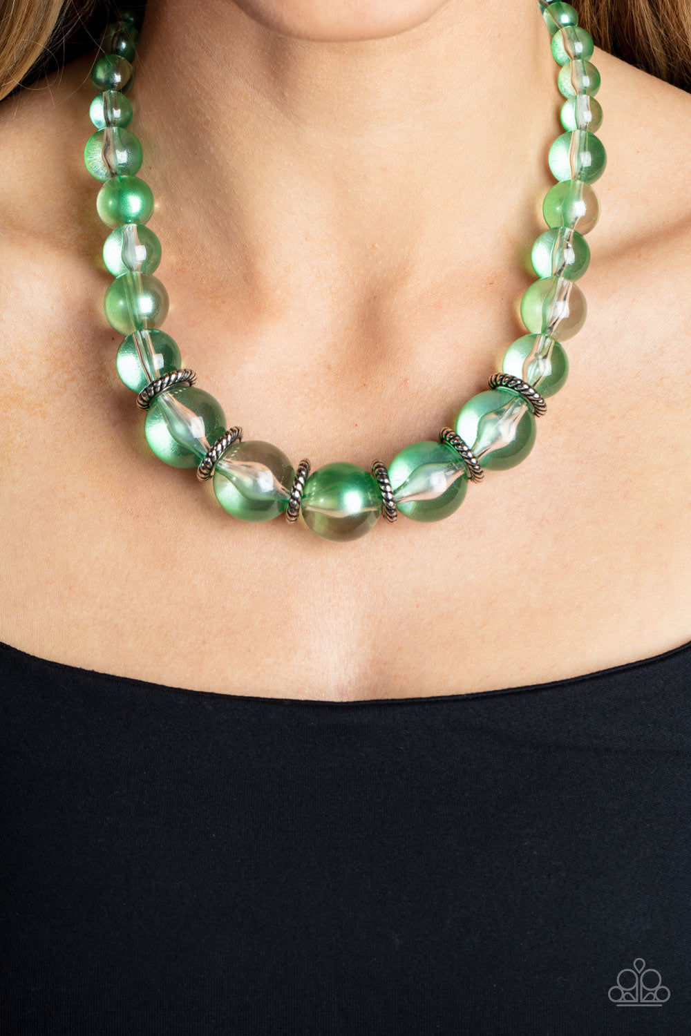 Marina Mirage - green - Paparazzi necklace