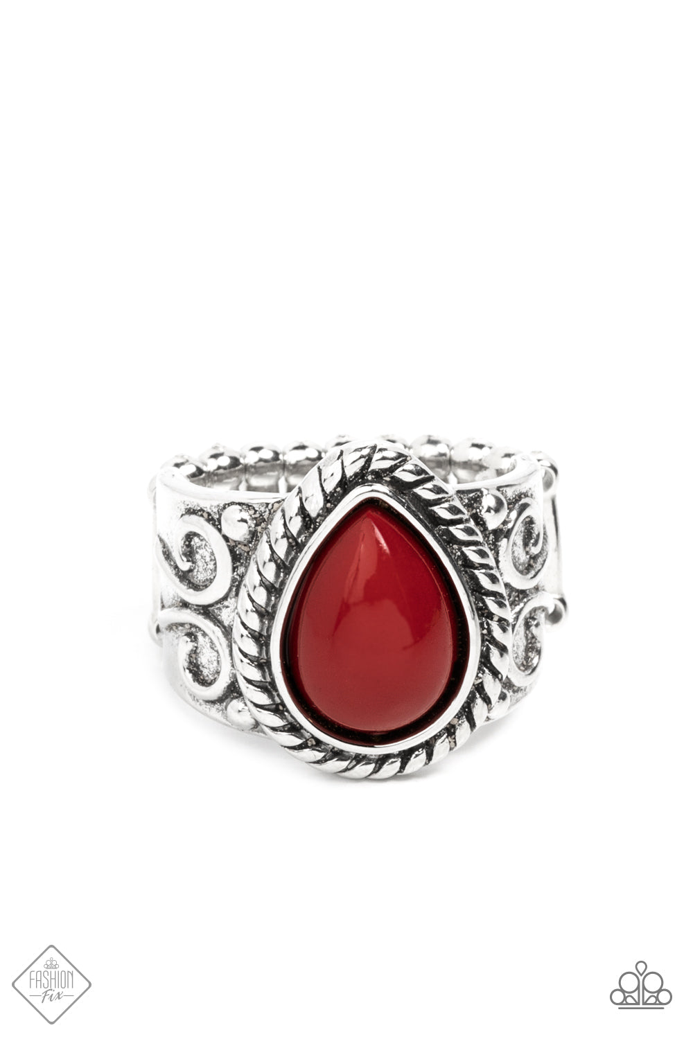 Maritime Mirage - red - Paparazzi ring