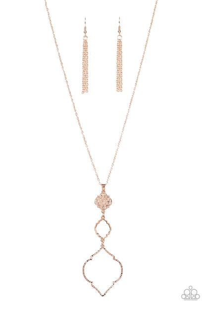 Marrakesh Mystery - rose gold - Paparazzi necklace