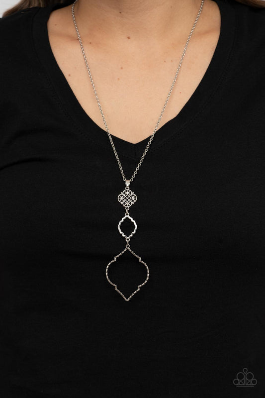 Marrakesh Mystery - silver - Paparazzi necklace