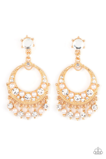 Marrakesh Request - gold - Paparazzi earrings