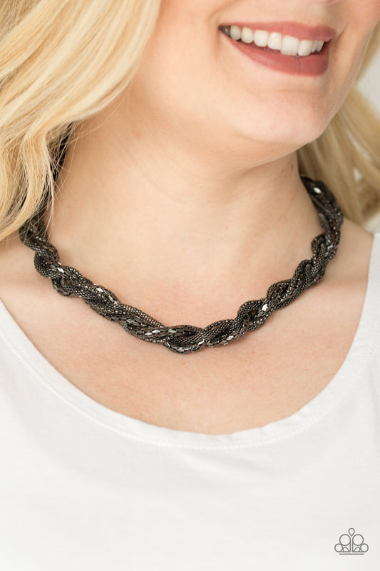 Marvel at Me - black - Paparazzi necklace