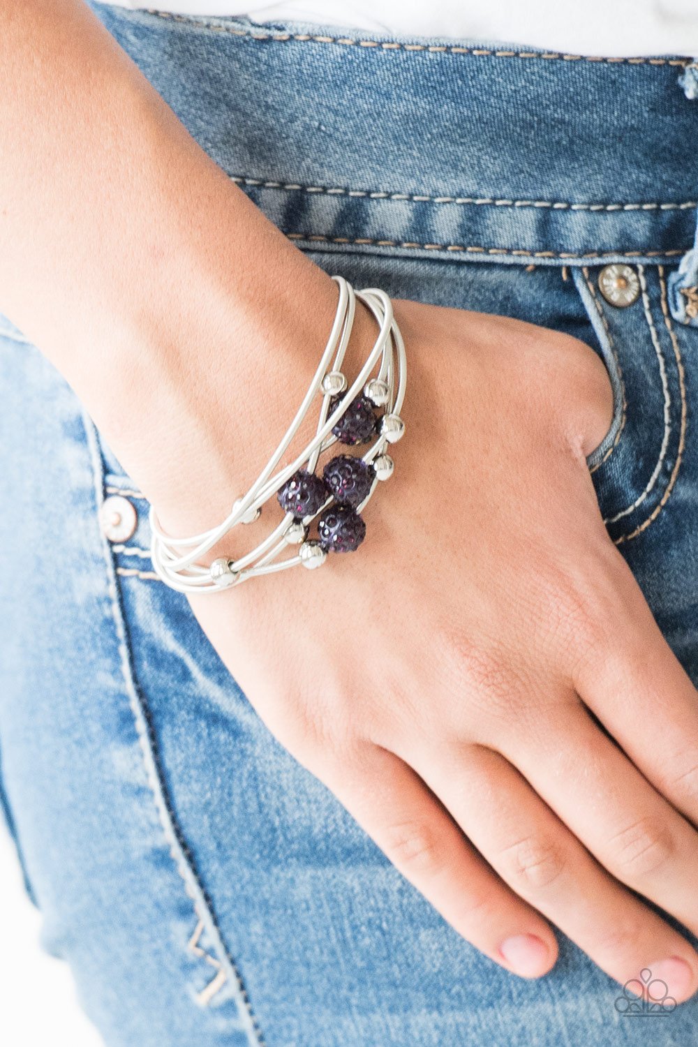 Marvelously Magnetic-purple-Paparazzi bracelet