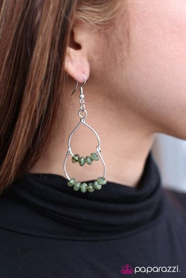 Master the Craft - green - Paparazzi earrings