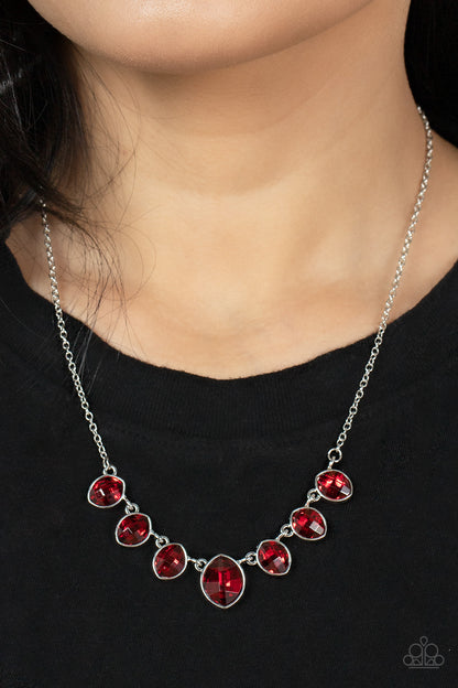 Material Girl Glamour - red - Paparazzi necklace