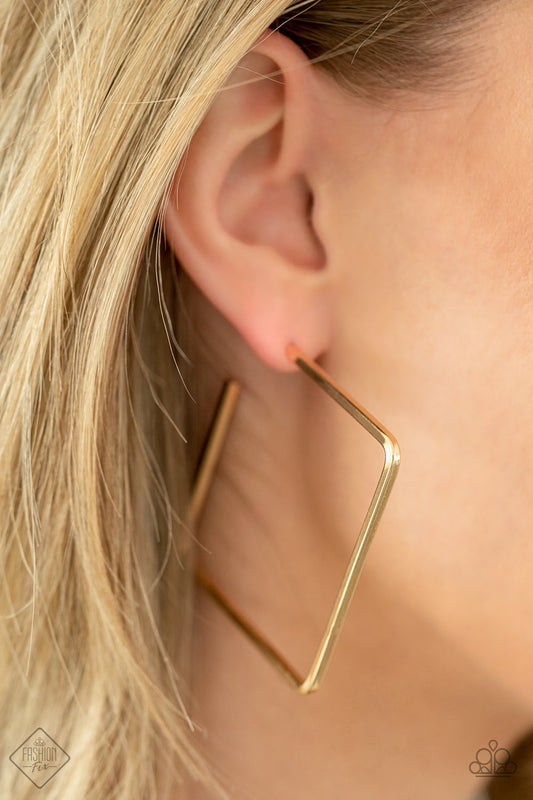 Material Girl Magic - gold - Paparazzi earrings
