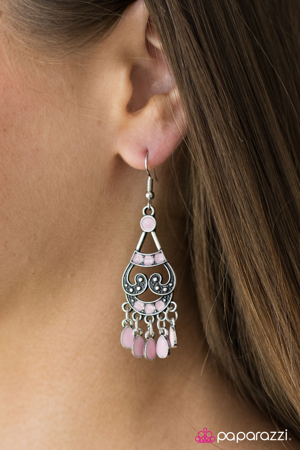 Maui Magnificence - Pink - Paparazzi earrings