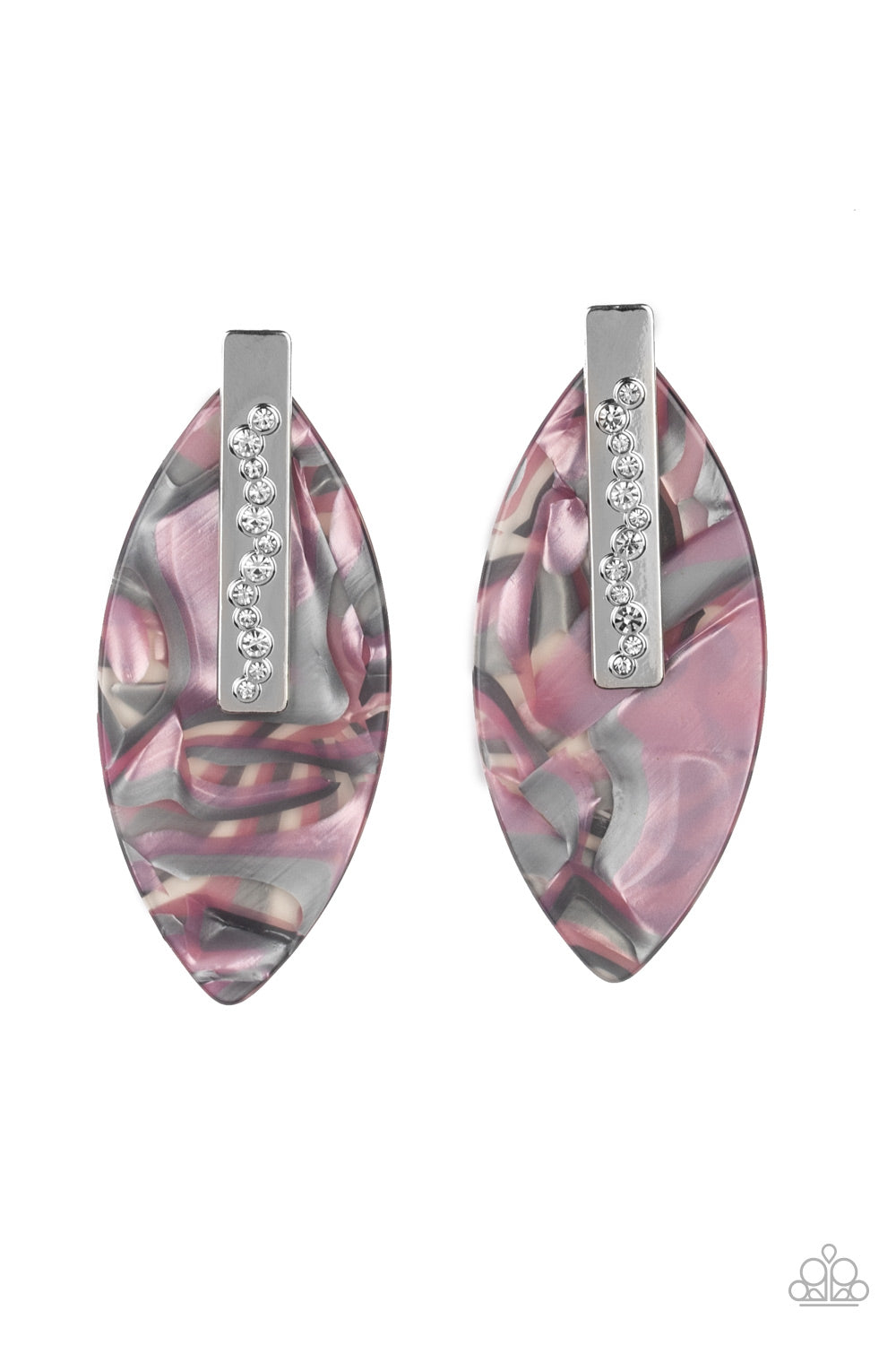 Maven Mantra - multi (purple) - Paparazzi earrings