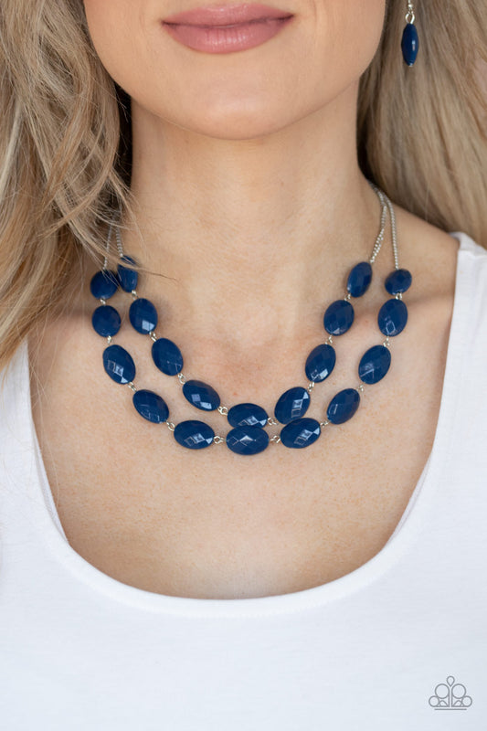 Max Volume - blue - Paparazzi necklace
