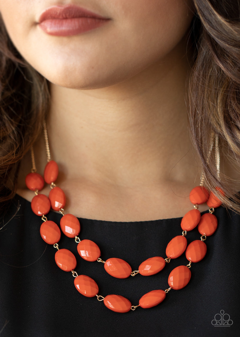 Max Volume - orange - Paparazzi necklace