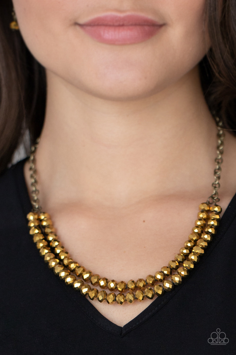 May The FIERCE Be With You - brass - Paparazzi necklace