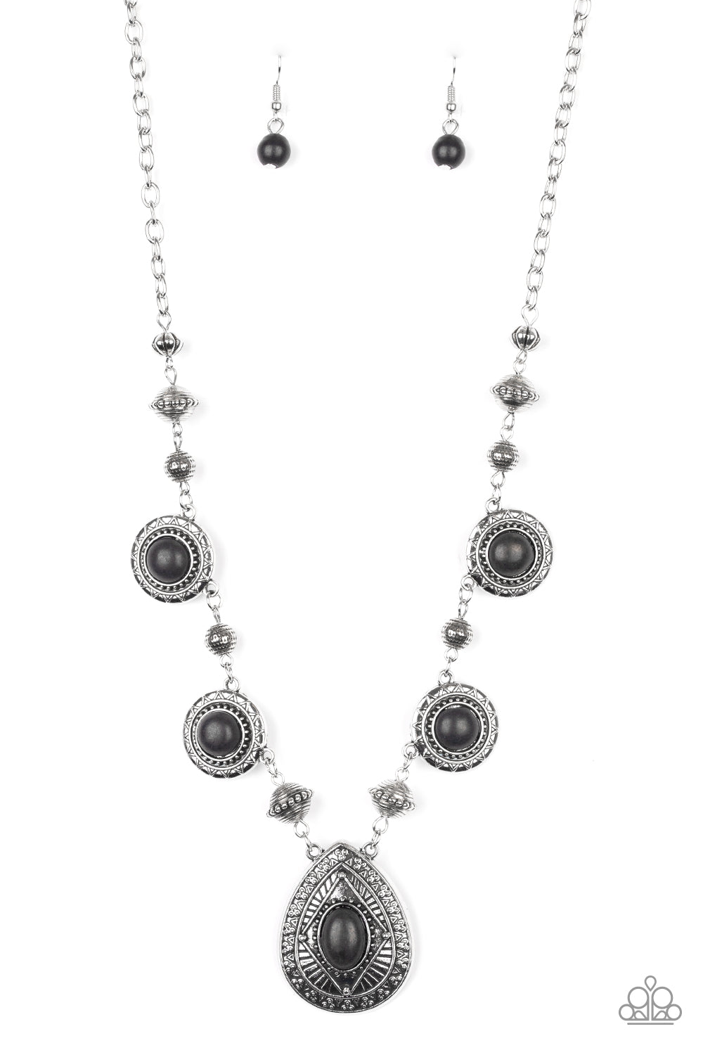 Mayan Magic - black - Paparazzi necklace