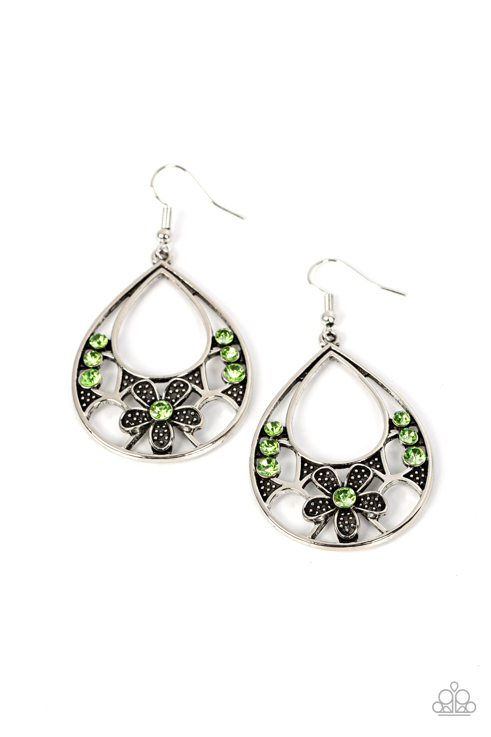 Meadow Marvel - green - Paparazzi earrings